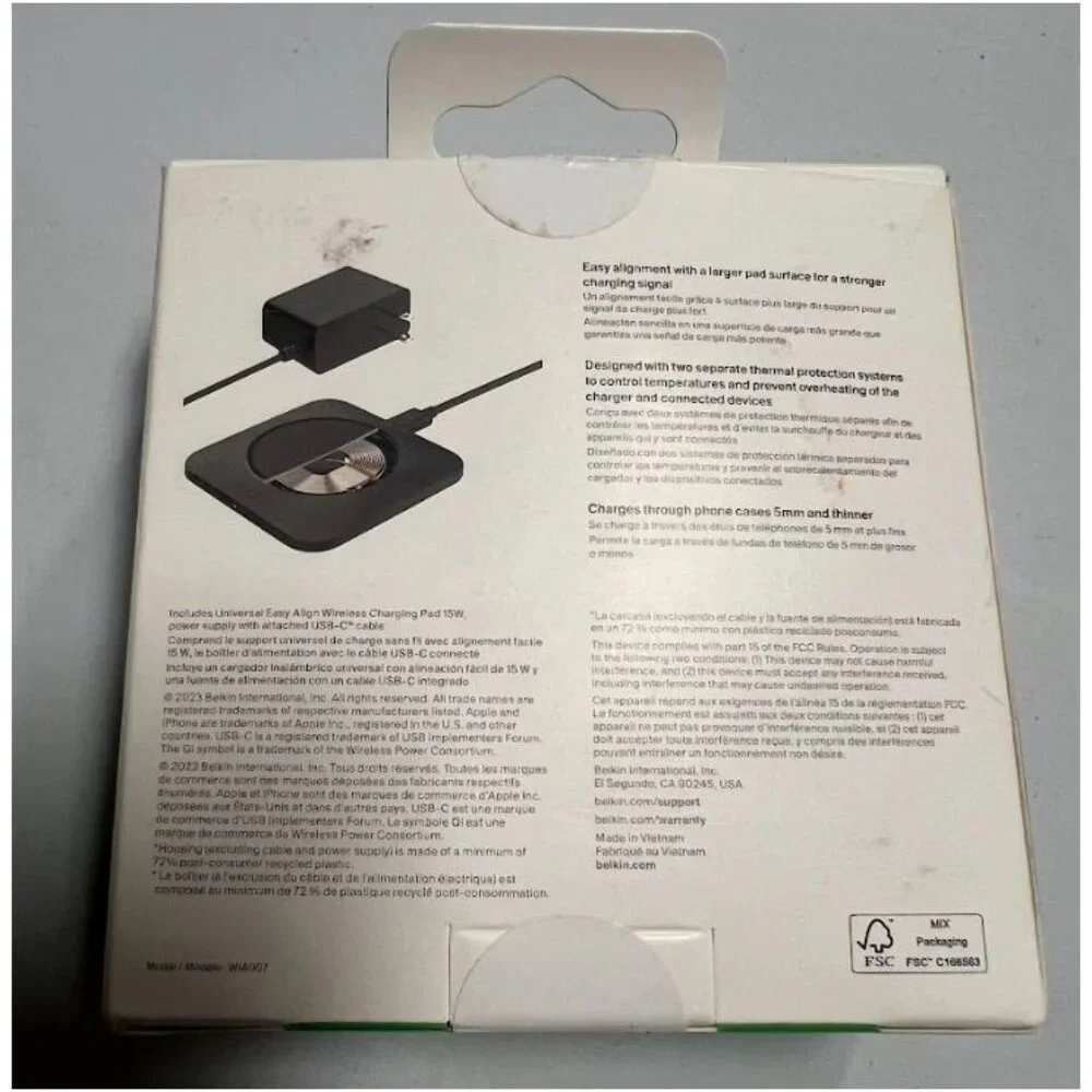 Belkin BoostCharge Pro 15 W Universal Qi Wireless Charging Pad